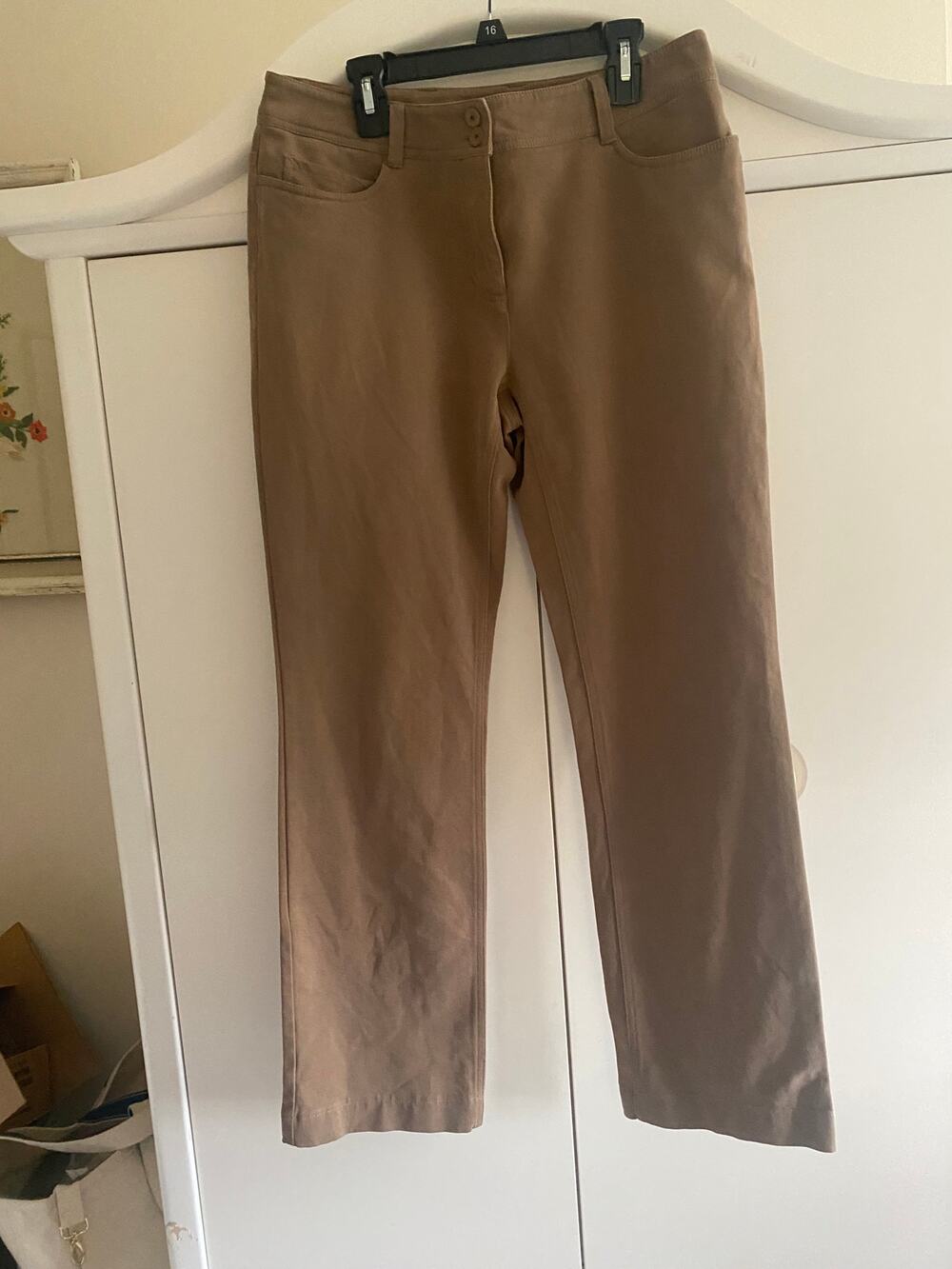 Vintage 1990s Eileen Fisher pants Camel Size XS